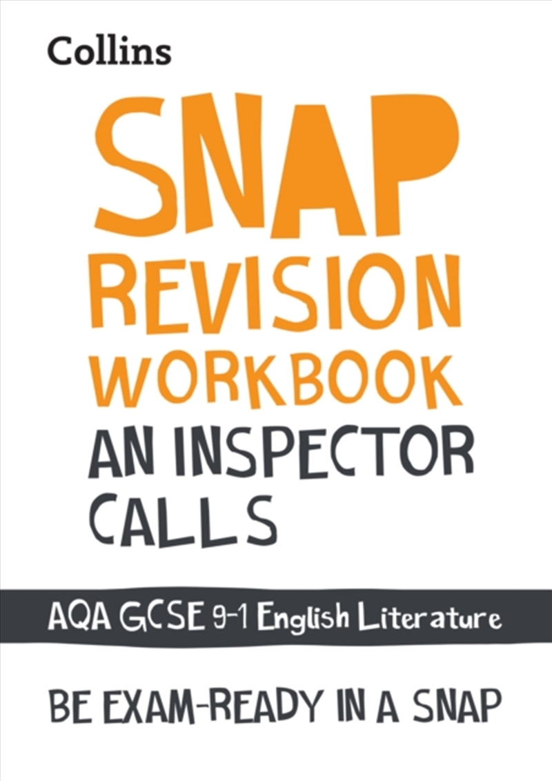 An Inspector Calls: Aqa Gcse 9-1 English Literature Workbook : Ideal For The 2026 And 2027 Exams/Product Detail/English