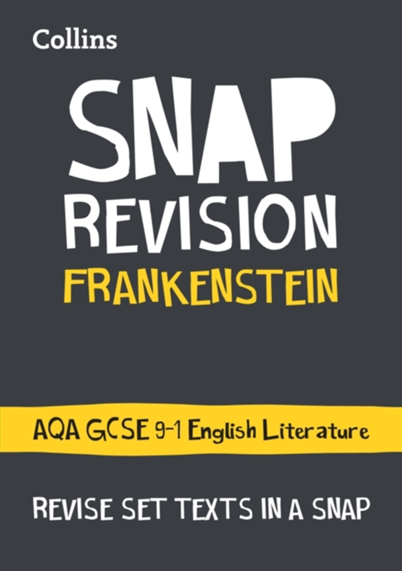 Frankenstein: Aqa Gcse 9-1 English Literature Text Guide : Ideal For The 2026 And 2027 Exams/Product Detail/English