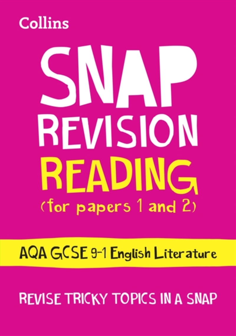 Aqa Gcse 9-1 English Language Reading (Papers 1 & 2) Revision Guide : Ideal For The 2025 Exams/Product Detail/English