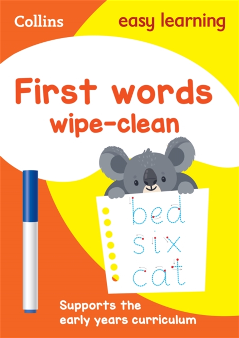 First Words Age 3-5 Wipe Clean Activity Book : Ideal For Home Learning/Product Detail/Children