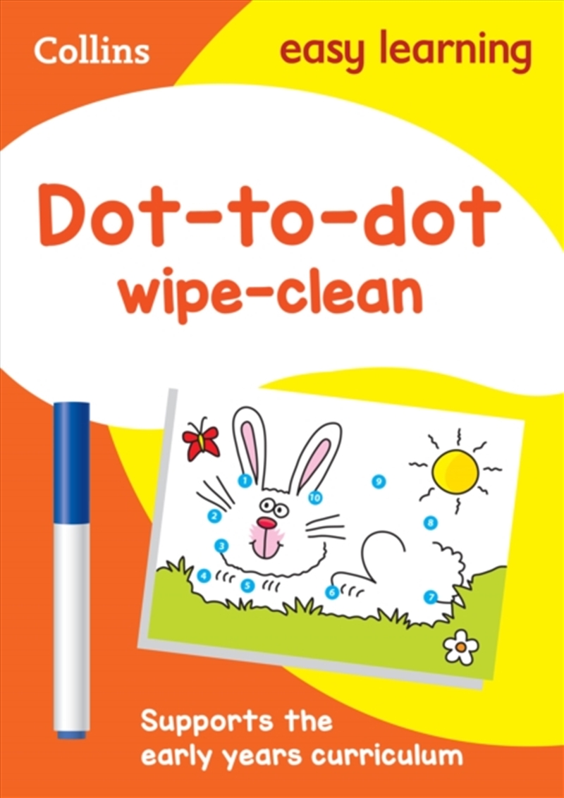 Dot-To-Dot Age 3-5 Wipe Clean Activity Book : Ideal For Home Learning/Product Detail/Kids Educational