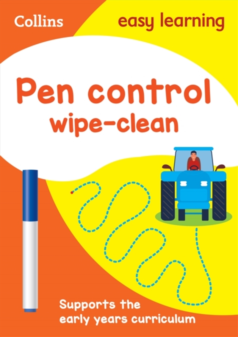 Pen Control Age 3-5 Wipe Clean Activity Book : Ideal For Home Learning/Product Detail/Children