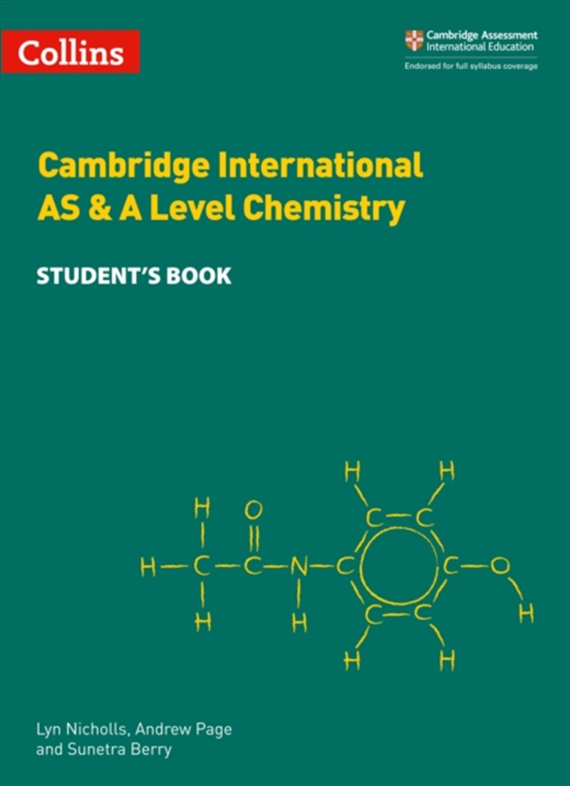 Cambridge International As & A Level Chemistry Student's Book/Product Detail/Education & Textbooks