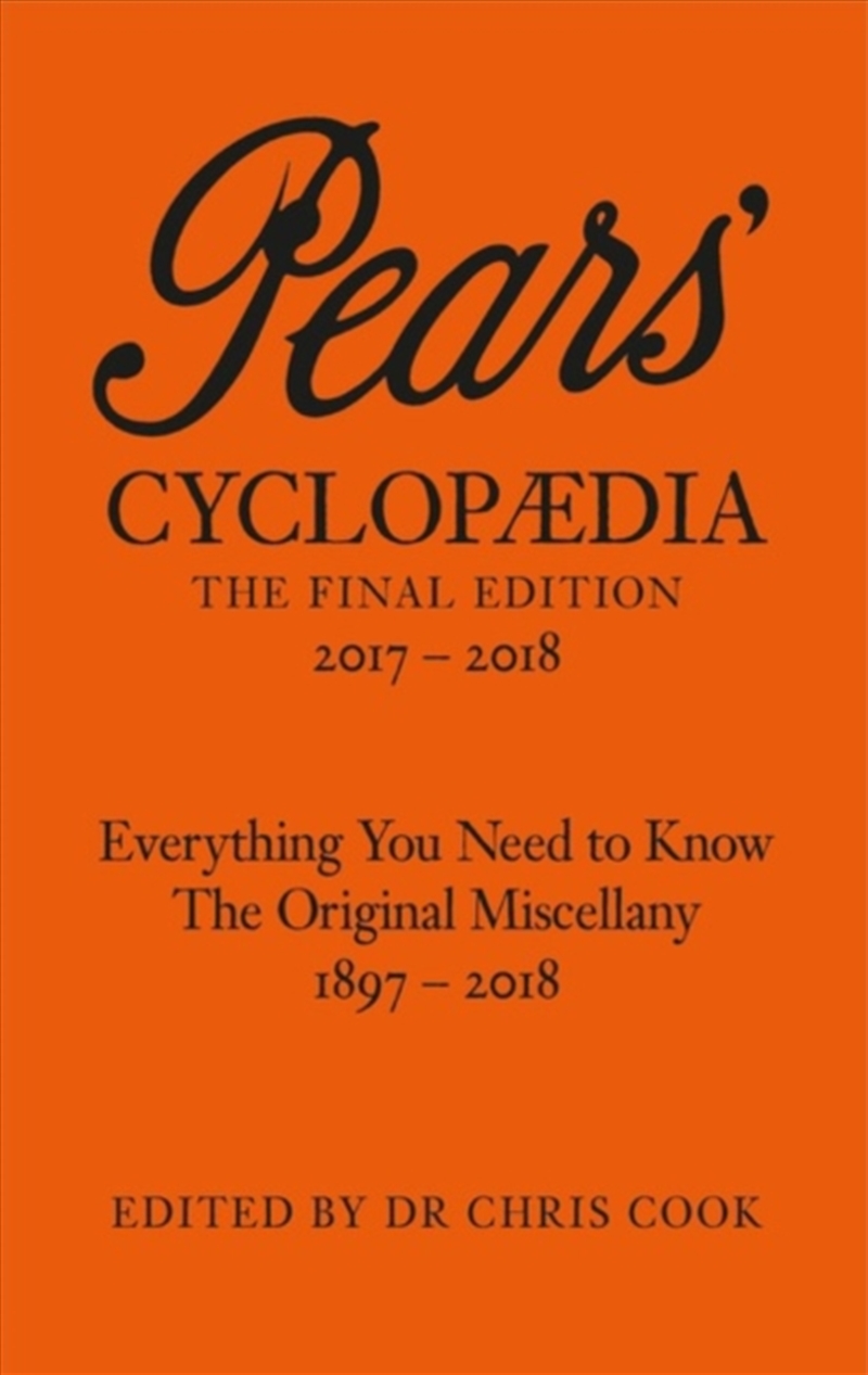 Pears' Cyclopaedia 2017-2018/Product Detail/Reference & Encylopaedias