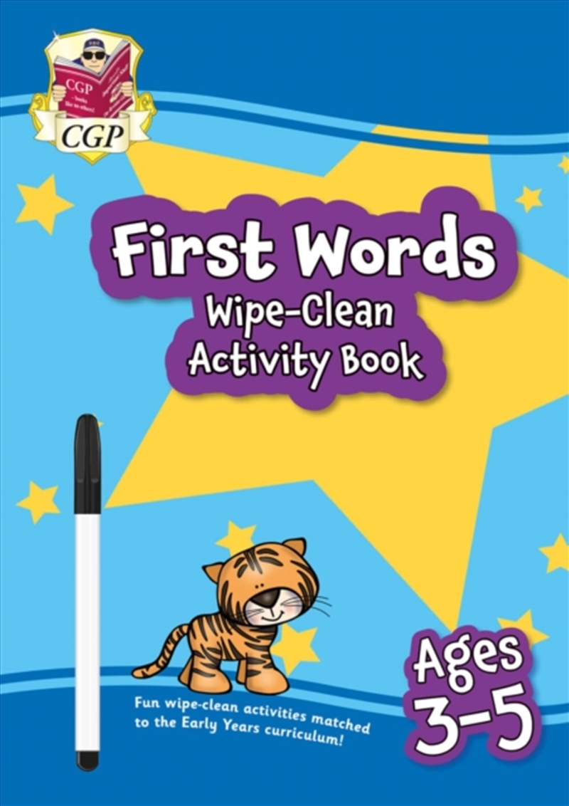 First Words Wipe-Clean Activity Book For Ages 3-5 (With Pen)/Product Detail/Childrens