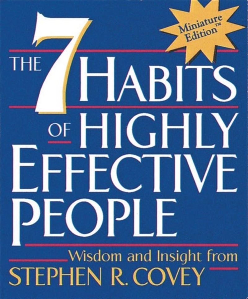 The 7 Habits Of Highly Effective People (Miniature Editions)/Product Detail/Self Help & Personal Development