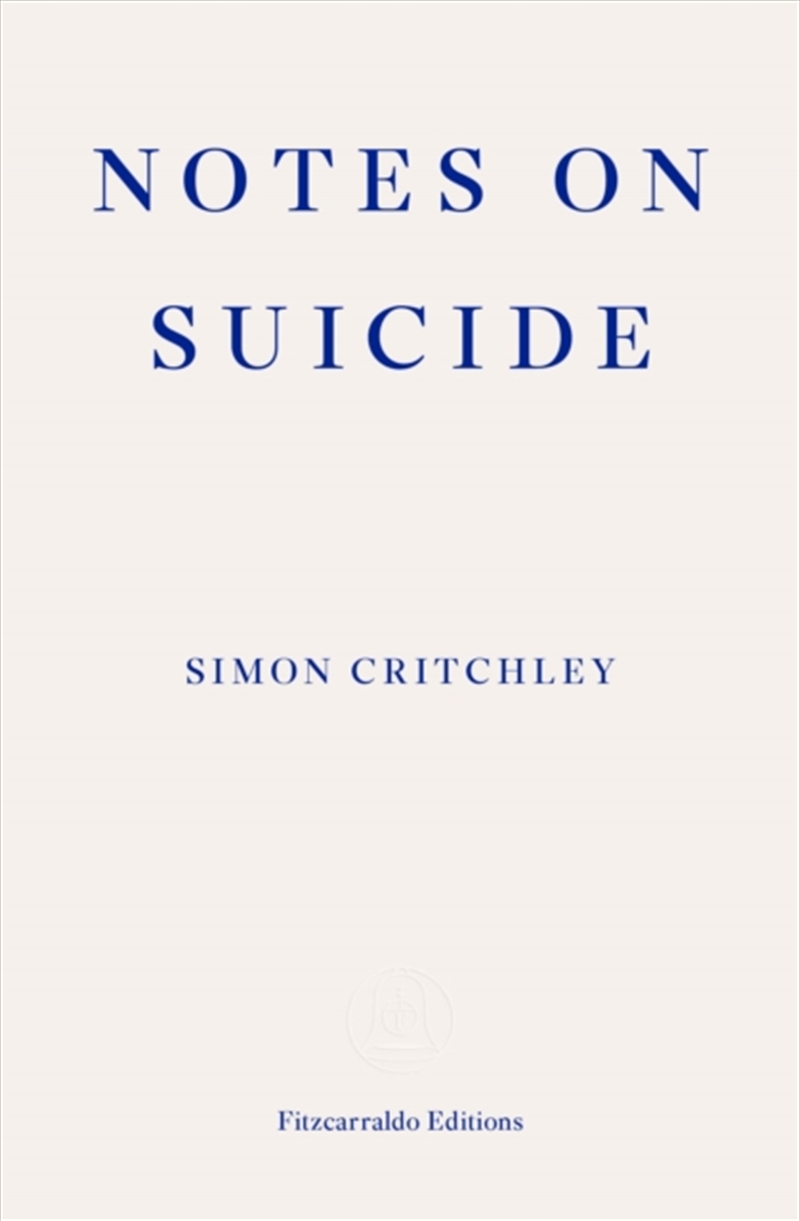 Notes On Suicide/Product Detail/Society & Culture