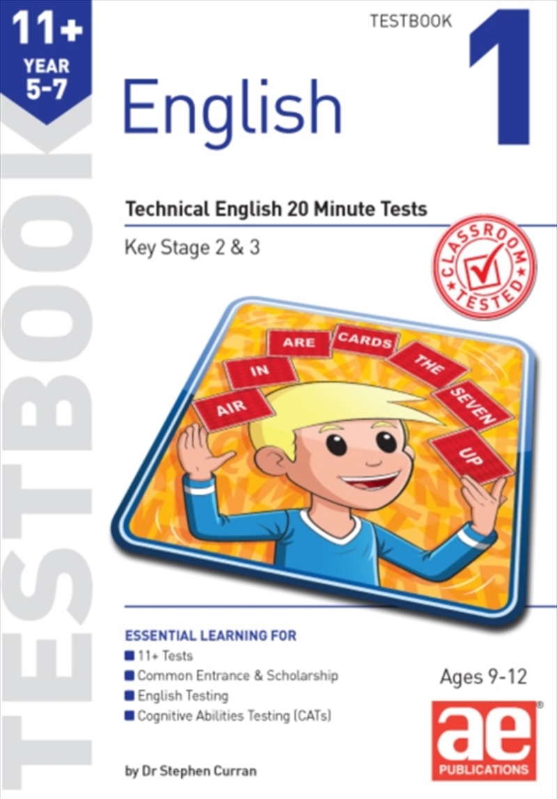 11+ English Year 5-7 Testbook 1/Product Detail/English