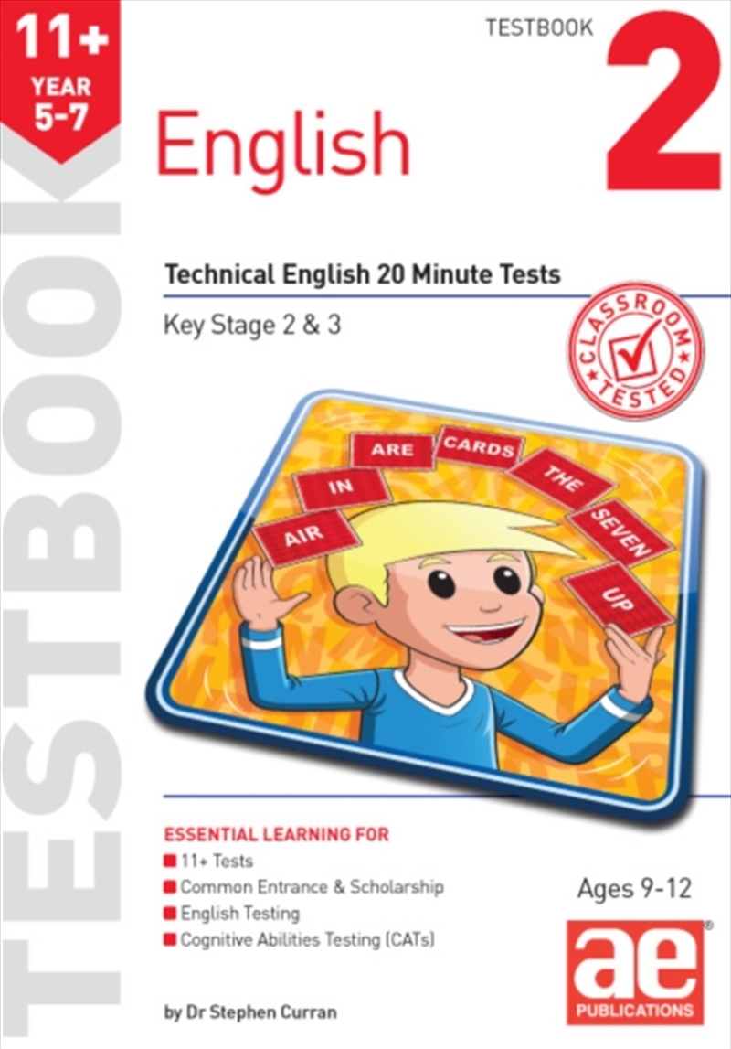 11+ English Year 5-7 Testbook 2/Product Detail/English