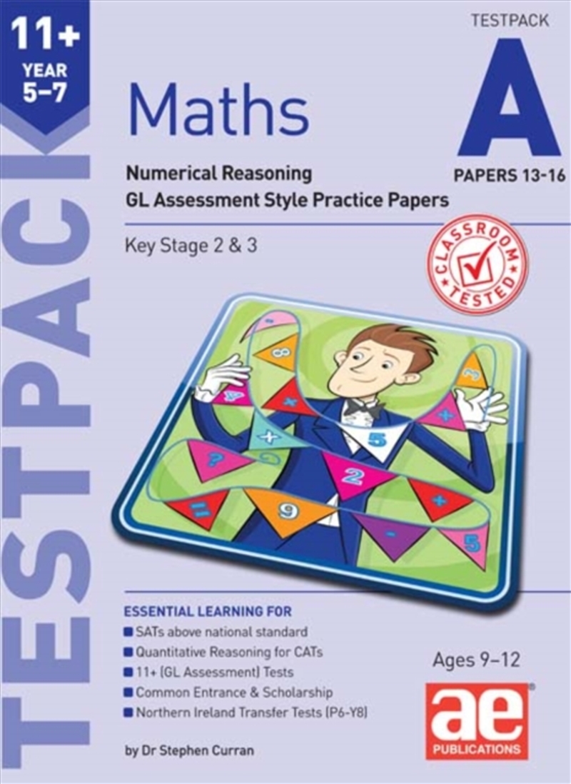 11+ Maths Year 5-7 Testpack A Papers 13-16 : Numerical Reasoning Gl Assessment Style Practice Papers/Product Detail/Maths
