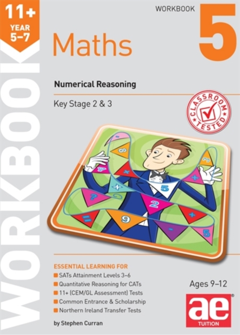 11+ Maths Year 5-7 Workbook 5 : Numerical Reasoning/Product Detail/Maths