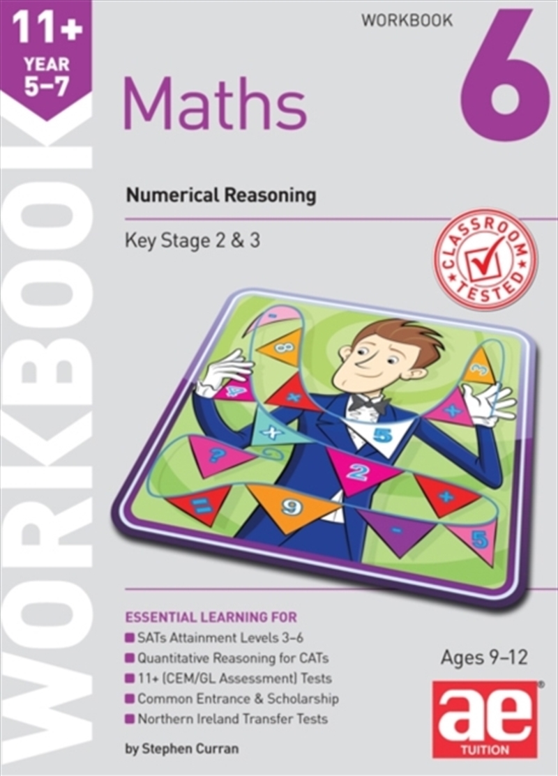 11+ Maths Year 5-7 Workbook 6 : Numerical Reasoning/Product Detail/Maths