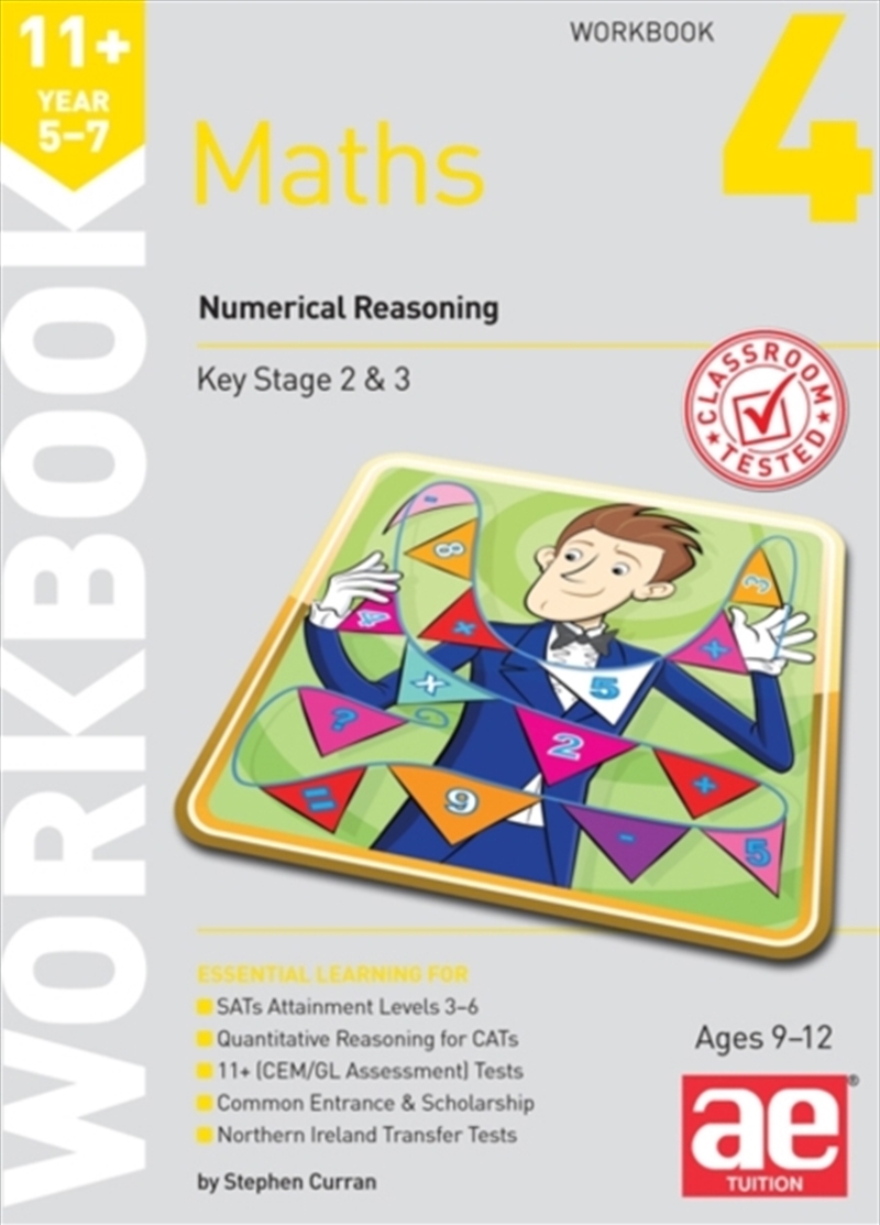 11+ Maths Year 5-7 Workbook 4 : Numerical Reasoning/Product Detail/Maths