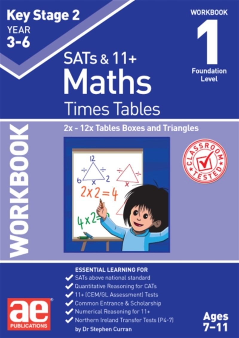 Ks2 Times Tables Workbook 1 : 2X - 12X Tables Boxes & Triangles/Product Detail/Maths