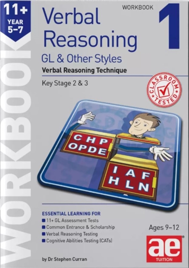 11+ Verbal Reasoning Year 5-7 Gl & Other Styles Workbook 1 : Verbal Reasoning Technique/Product Detail/Education & Textbooks