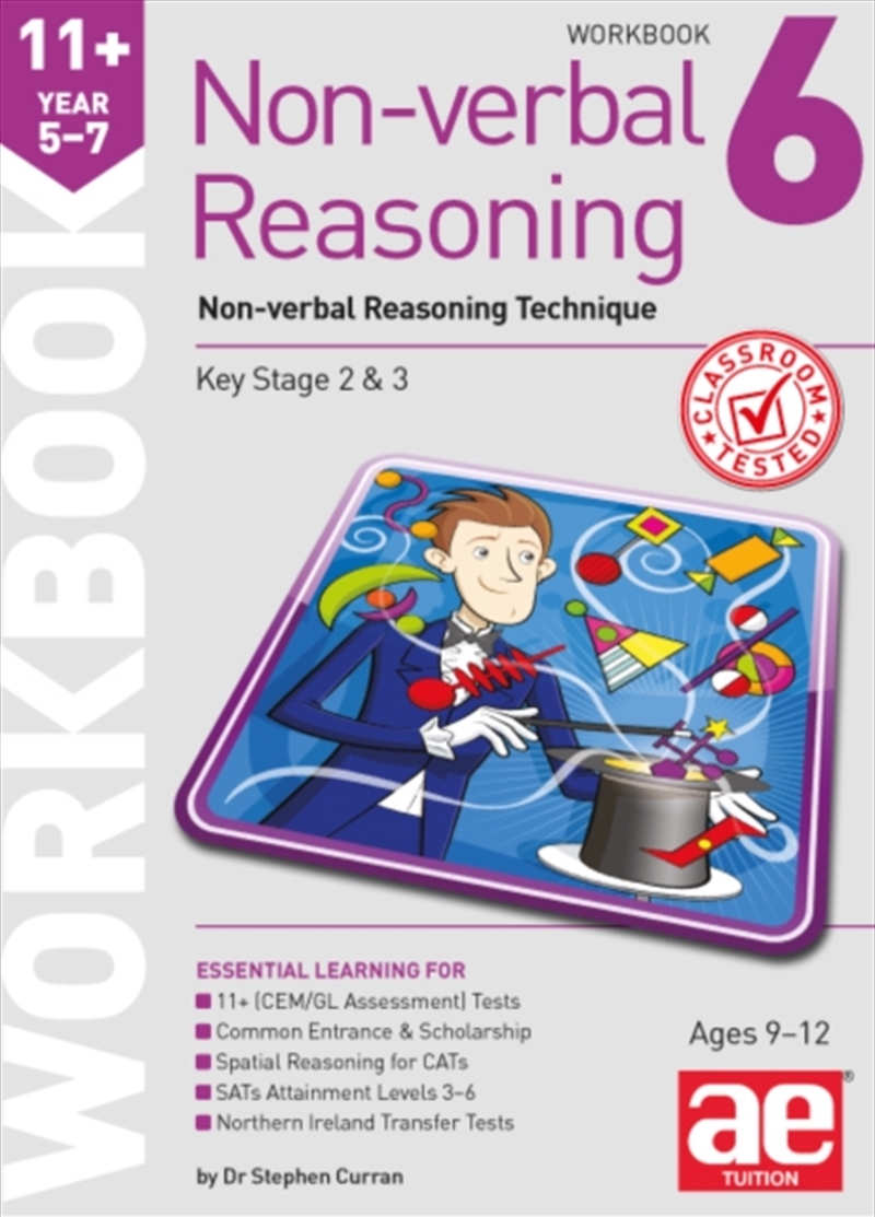 11+ Non-Verbal Reasoning Year 5-7 Workbook 6 : Non-Verbal Reasoning Technique/Product Detail/Education & Textbooks