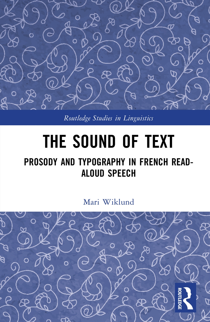 The Sound Of Text/Product Detail/Language & Linguistics