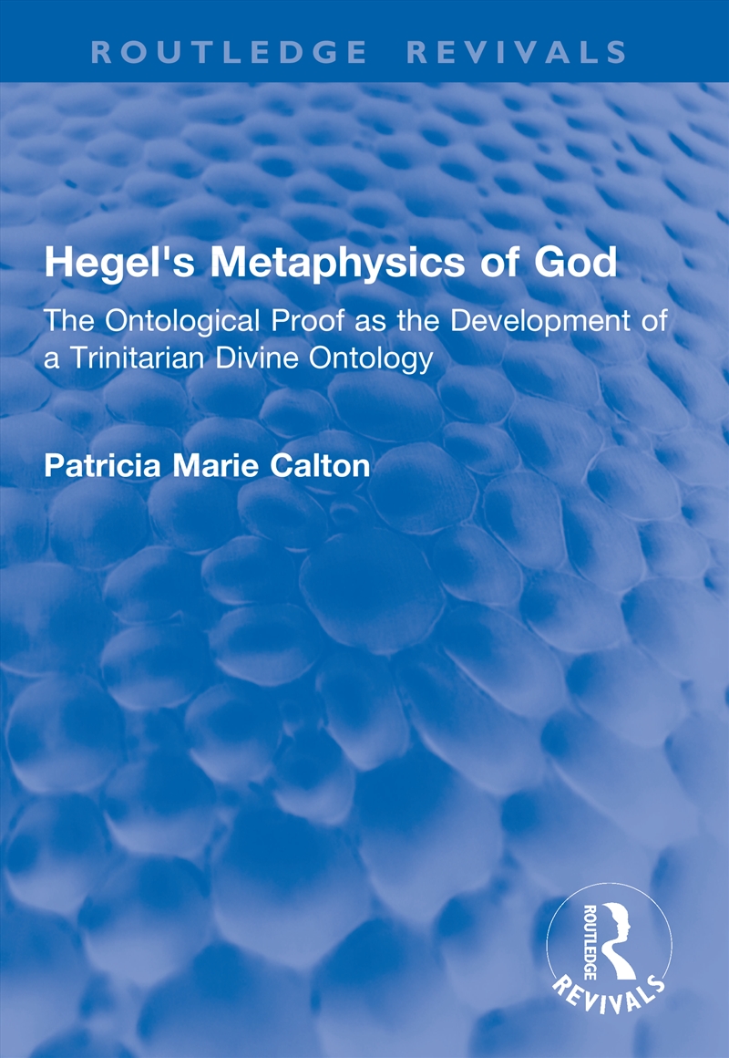Hegel's Metaphysics Of God/Product Detail/Religion & Beliefs