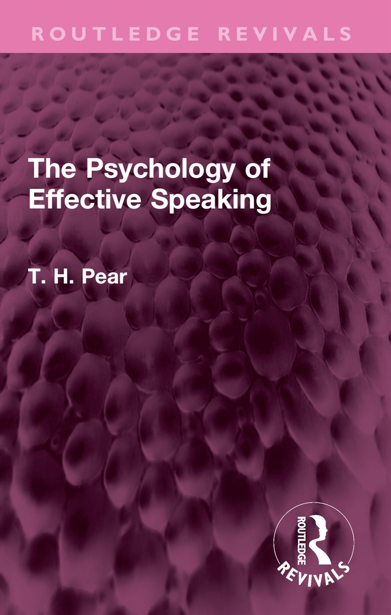 The Psychology Of Effective Speaking/Product Detail/Education & Textbooks