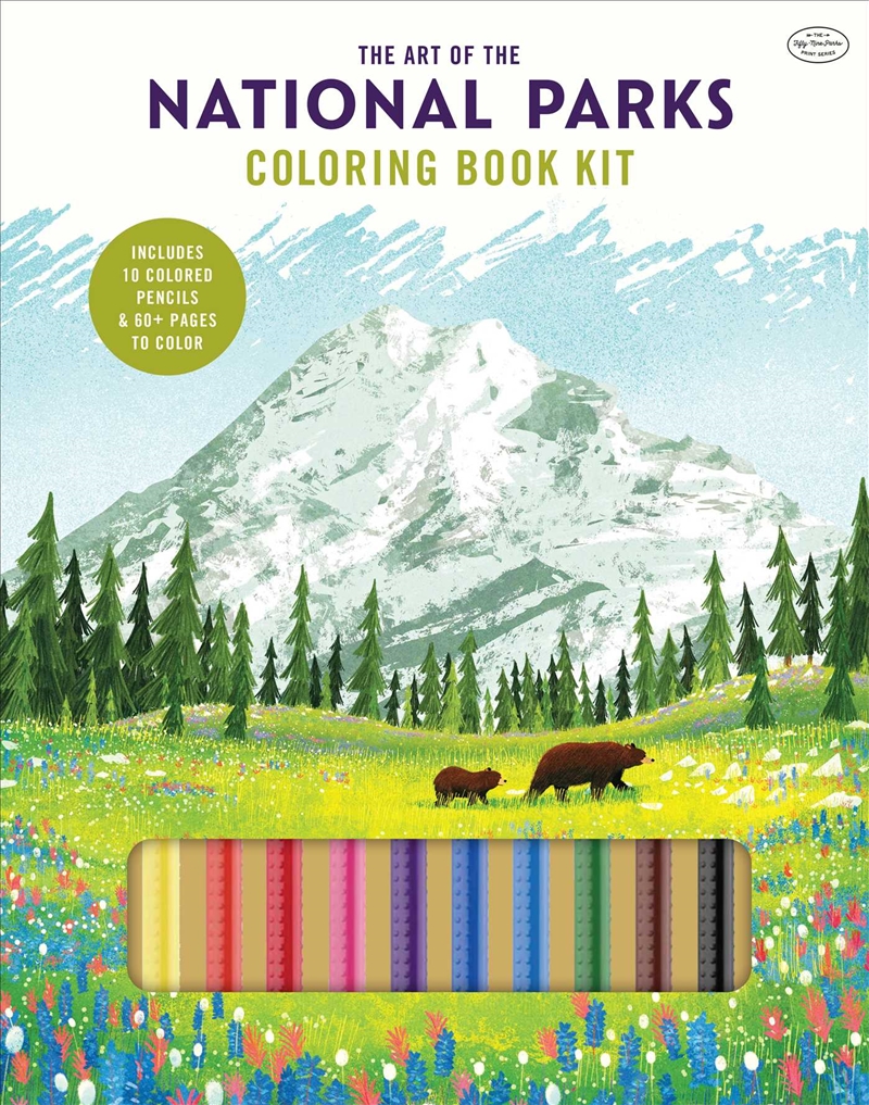 The Art Of The National Parks Coloring Book Kit/Product Detail/Adults Colouring