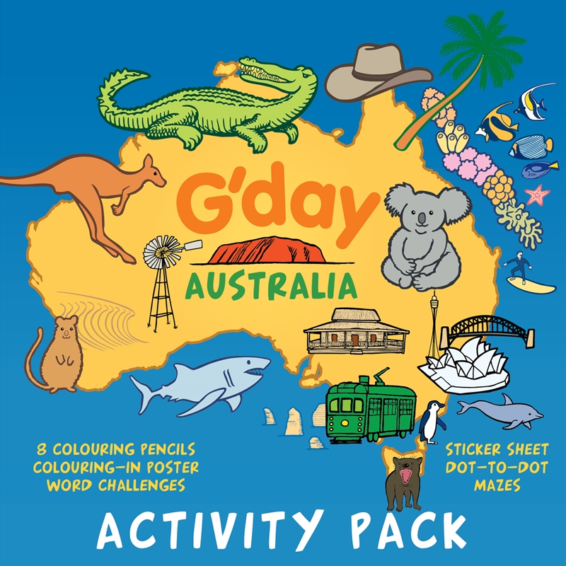 G Day Fun In Australia Activity Pack/Product Detail/Kids Activity Books