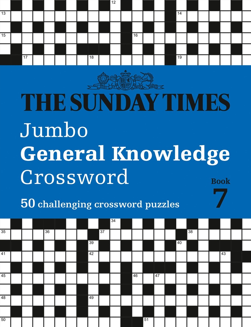 The Sunday Times Jumbo General Knowledge Crossword Book 7/Product Detail/Adults Activity Books