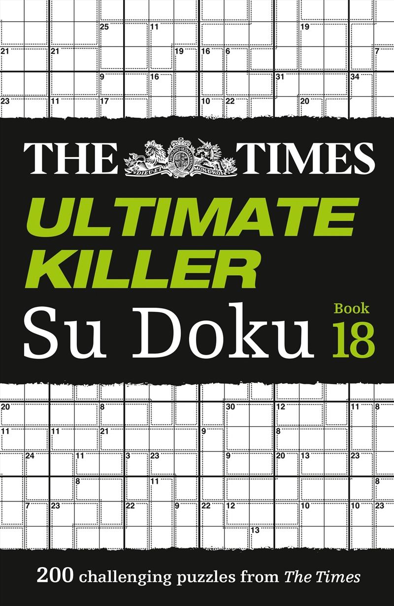 The Times Ultimate Killer Su Doku Book 18/Product Detail/Adults Activity Books