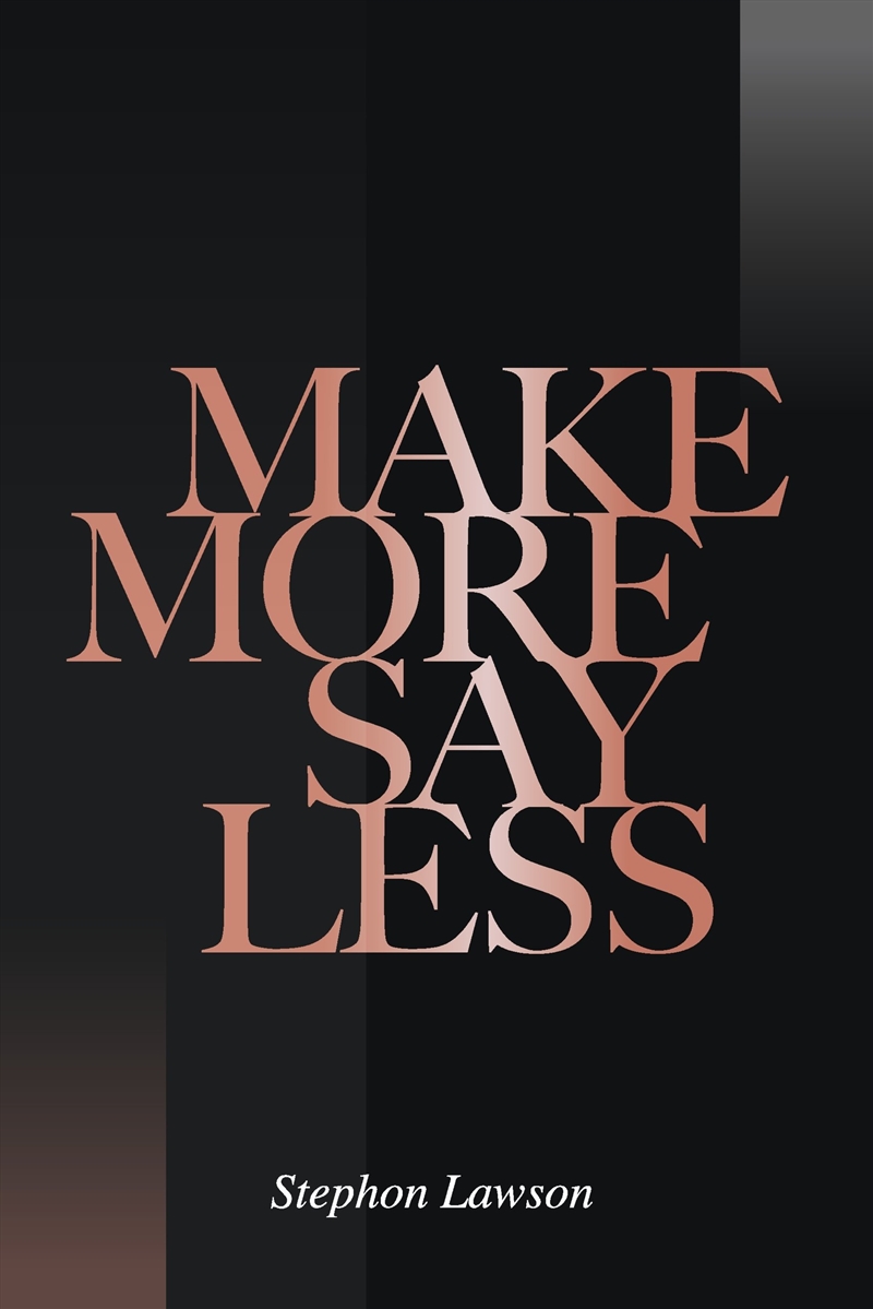 Make More, Say Less/Product Detail/Self Help & Personal Development