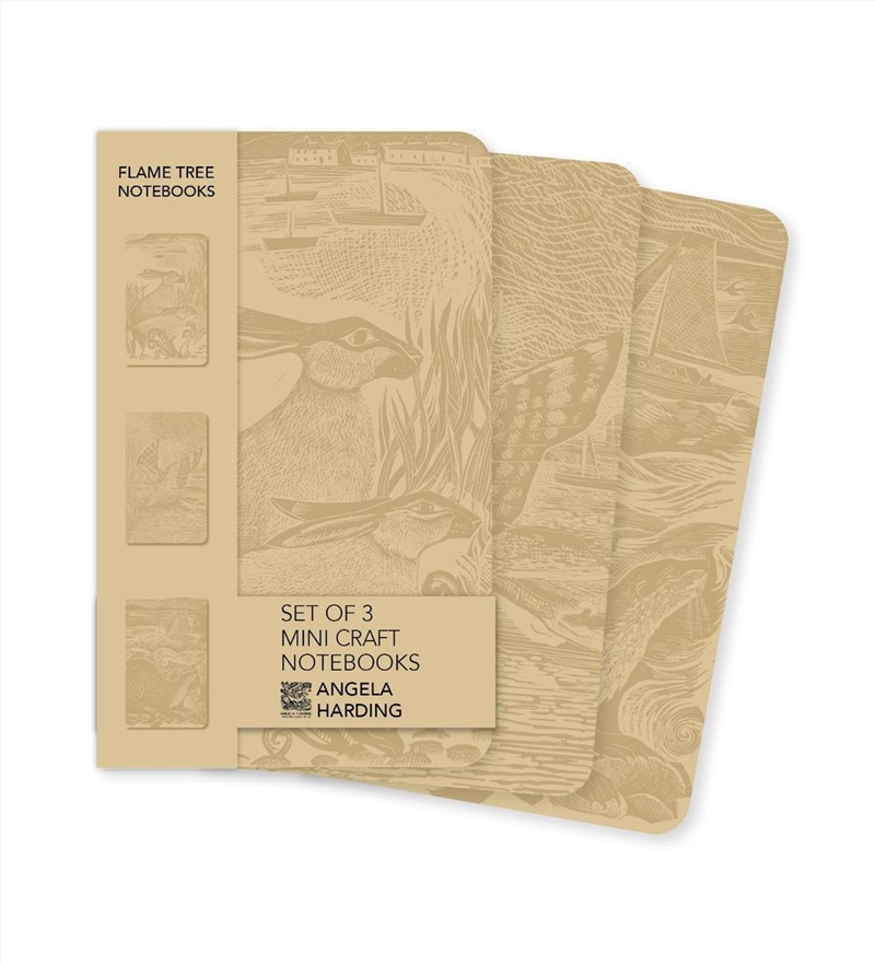 Mini Craft Notebooks: Angela Harding (Set Of 3)/Product Detail/Notebooks & Journals