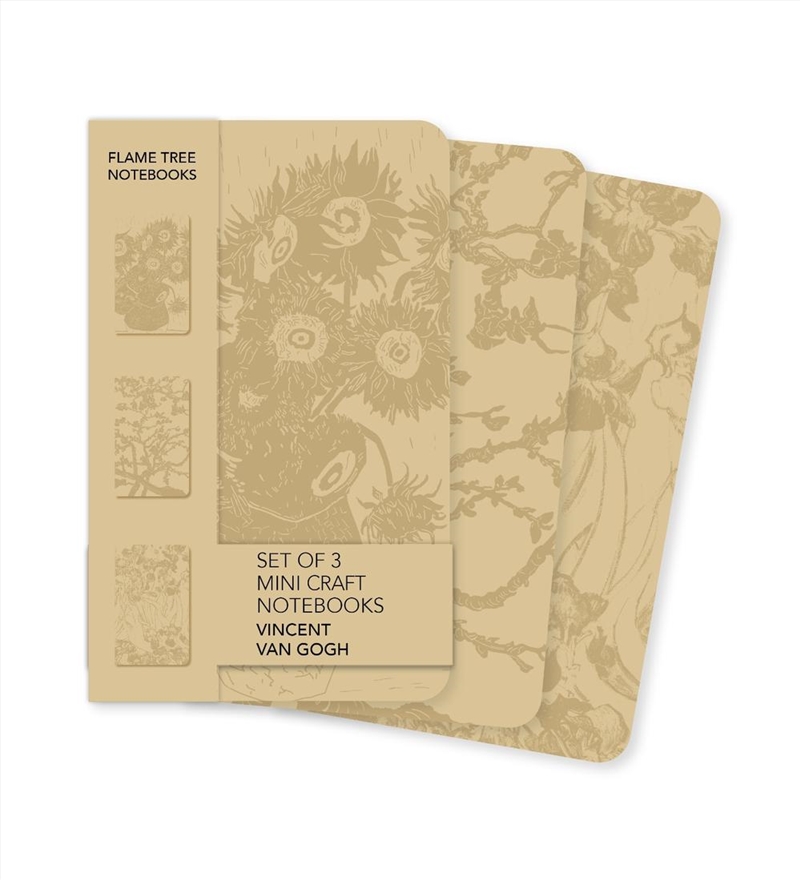 Mini Craft Notebooks: Vincent Van Gogh (Set Of 3)/Product Detail/Notebooks & Journals