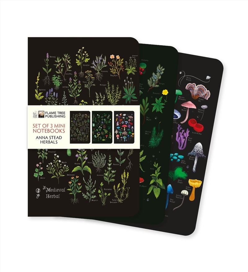 Mini Notebook Collection: Anna Stead, Herbals (Set Of 3)/Product Detail/Notebooks & Journals
