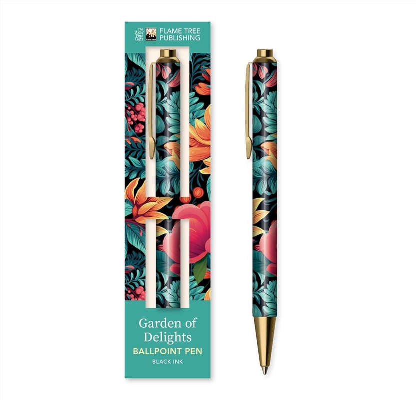 Boxed Decorative Ballpoint Pen: Garden Of Delights/Product Detail/Stationery