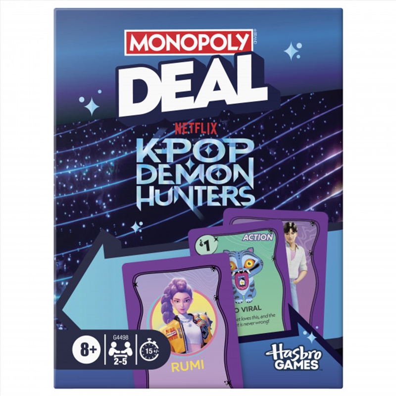 Monopoly Deal KPop Demon Hunters/Product Detail/Card Games