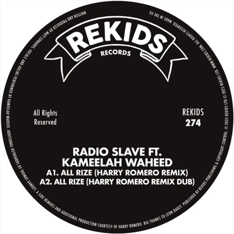 All Rize - Harry Romero Remix/Product Detail/Dance