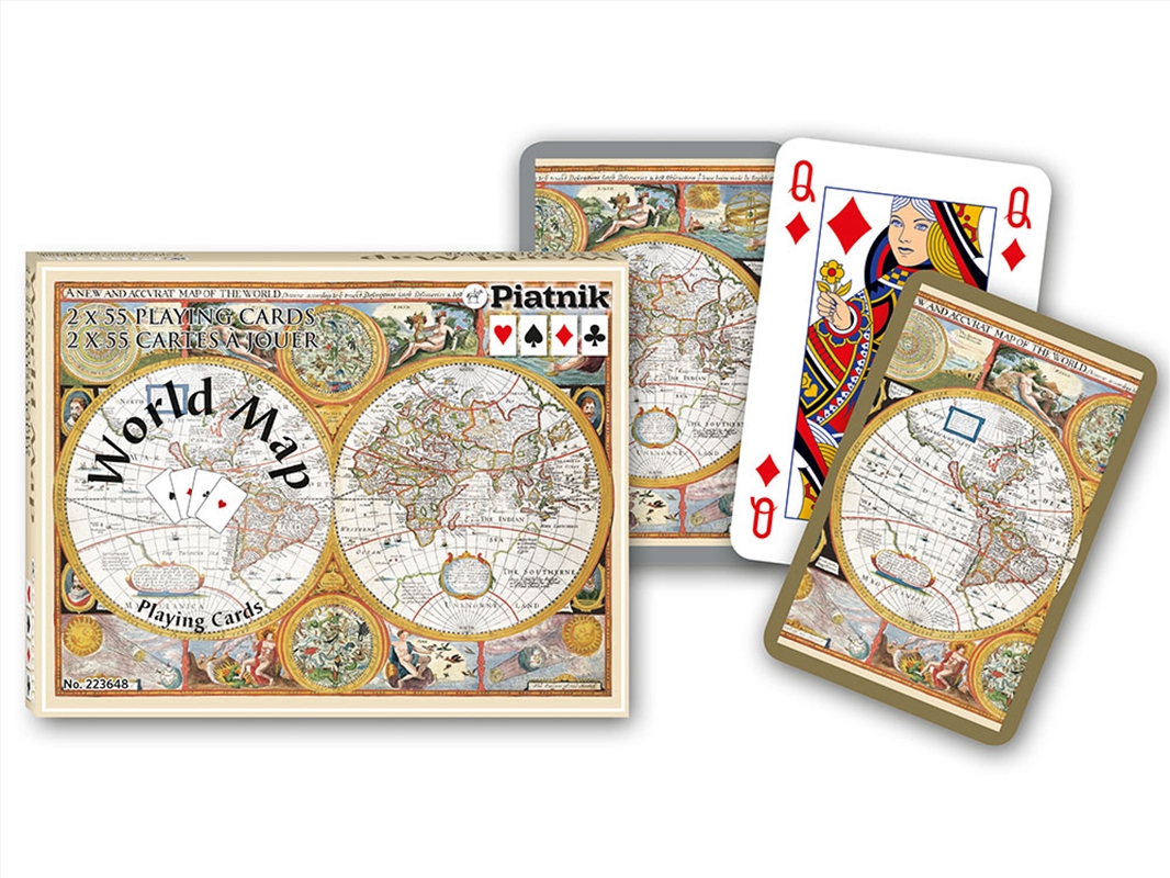 World Map Bridge Dbl Deck/Product Detail/Card Games