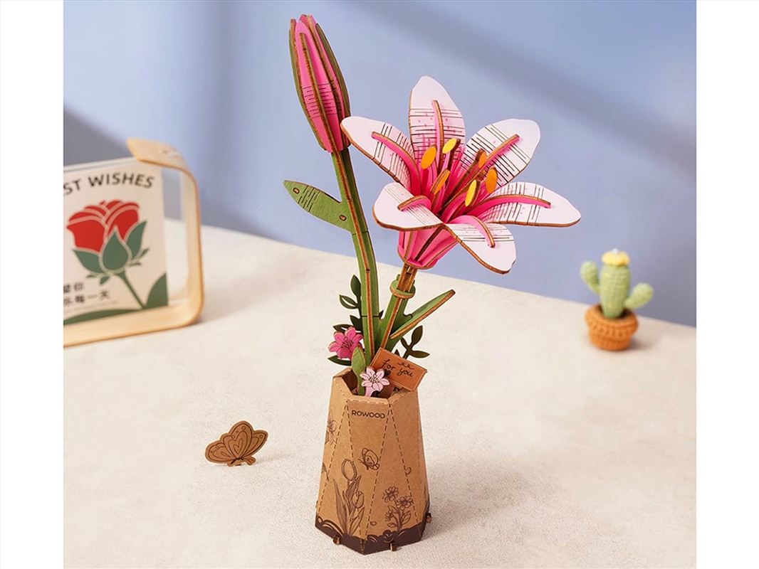 Wood Bloom Pink Lilly Kit/Product Detail/Figurines