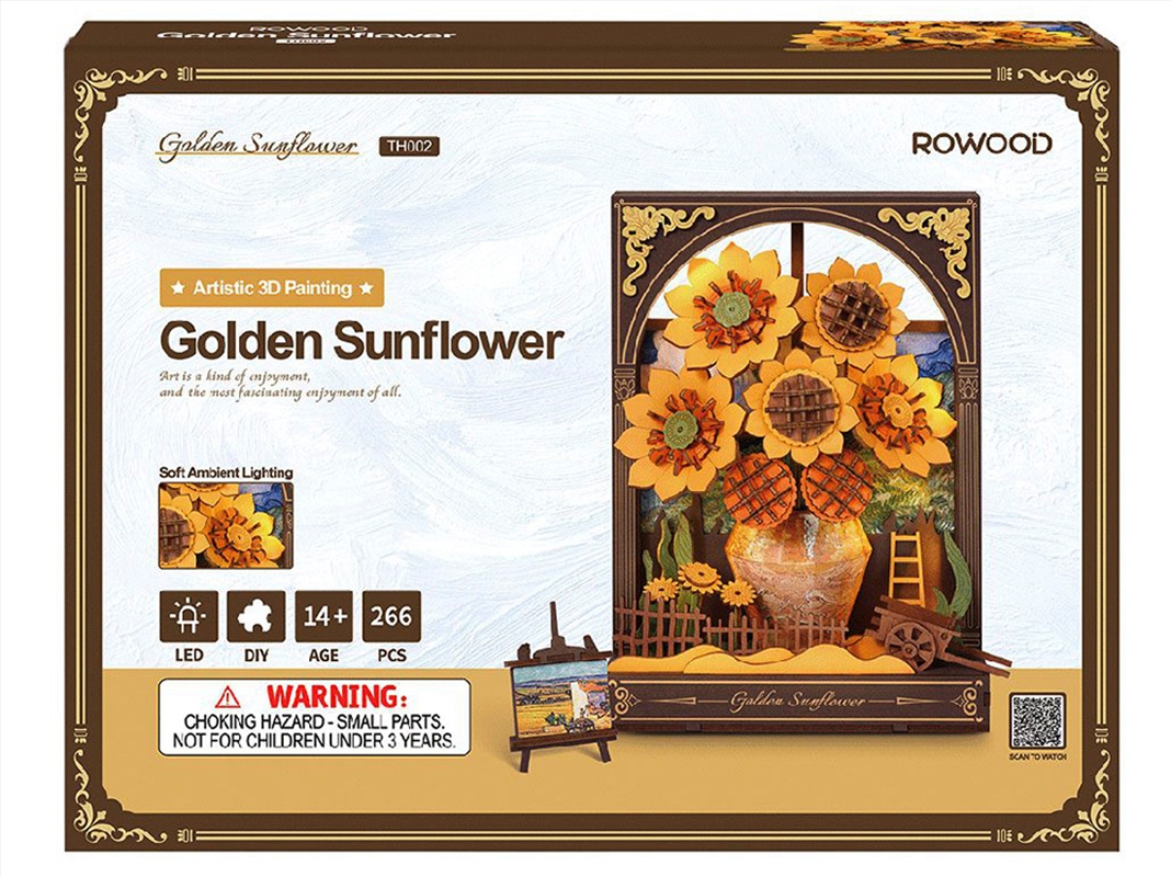 Book Nook Golden Sunflower Kit/Product Detail/Figurines