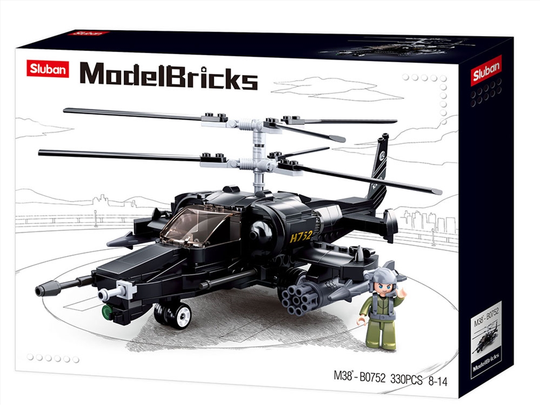 Army Blackshark Helicptr.330Pc/Product Detail/Figurines