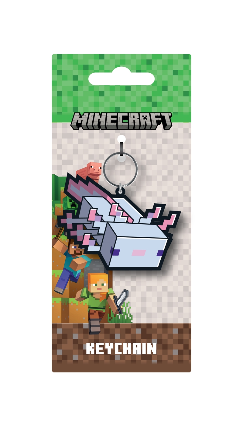 Minecraft - Axolotl - PVC Keyring/Product Detail/Keyrings