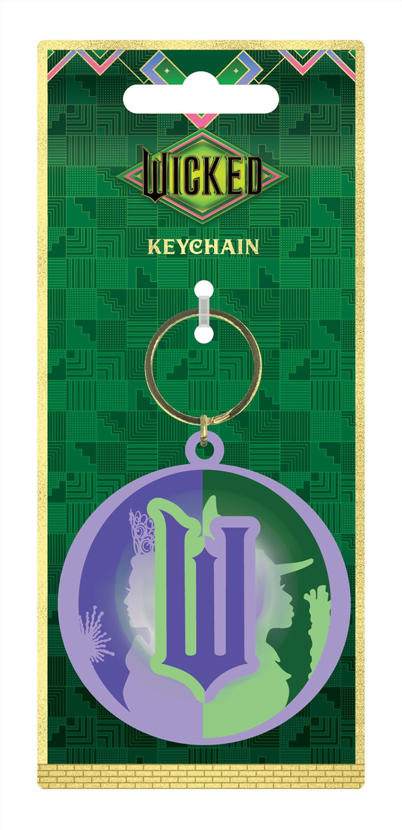 Wicked - W - Spinner Keyring/Product Detail/Keyrings