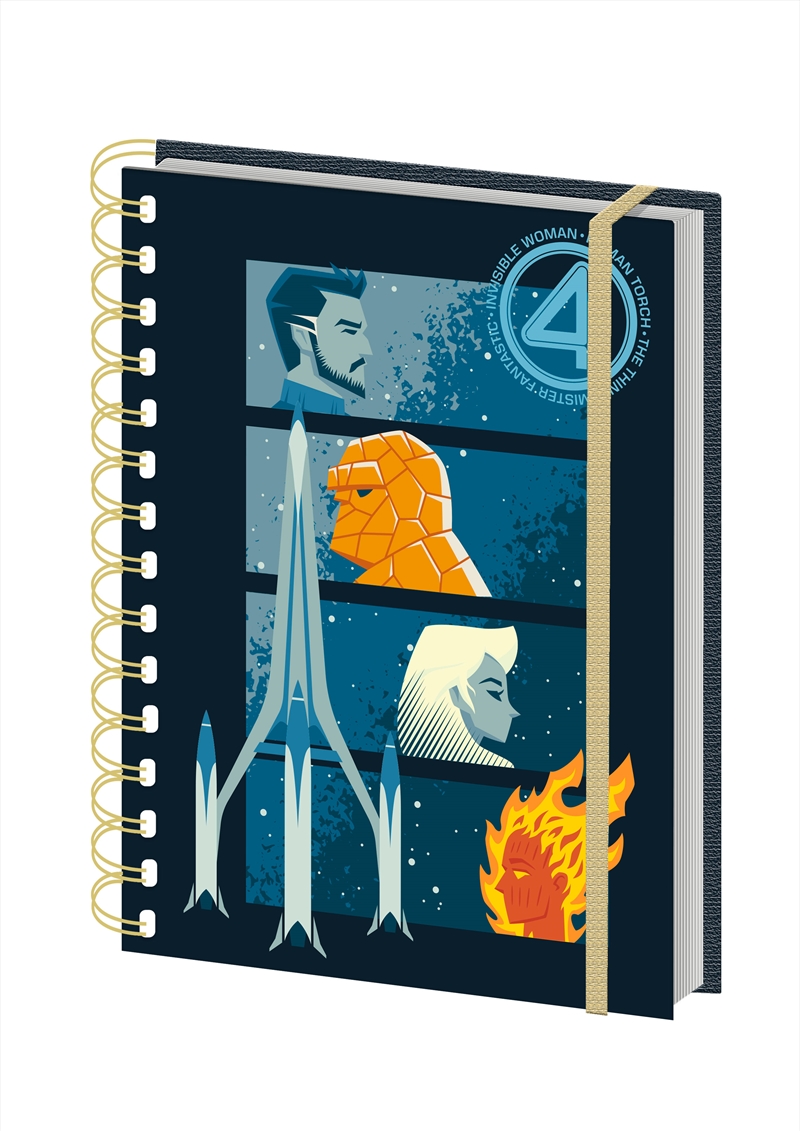 The Fantastic Four - Characters Grid - A5 Wiro Notebook/Product Detail/Notebooks & Journals