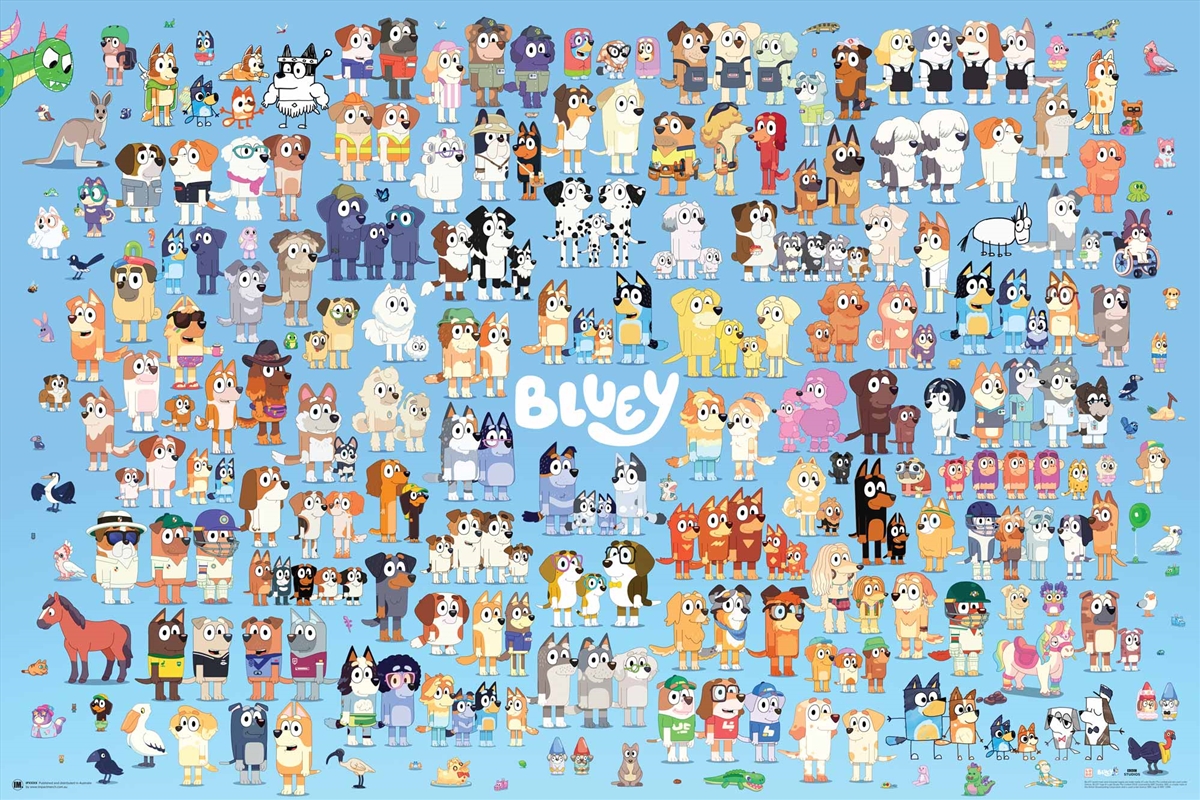 Bluey - Characters - Reg Poster/Product Detail/Posters & Prints