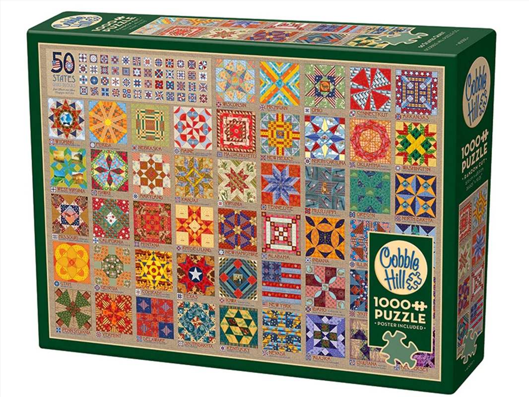 50 States Quilt Blocks 1000P/Product Detail/Jigsaw Puzzles