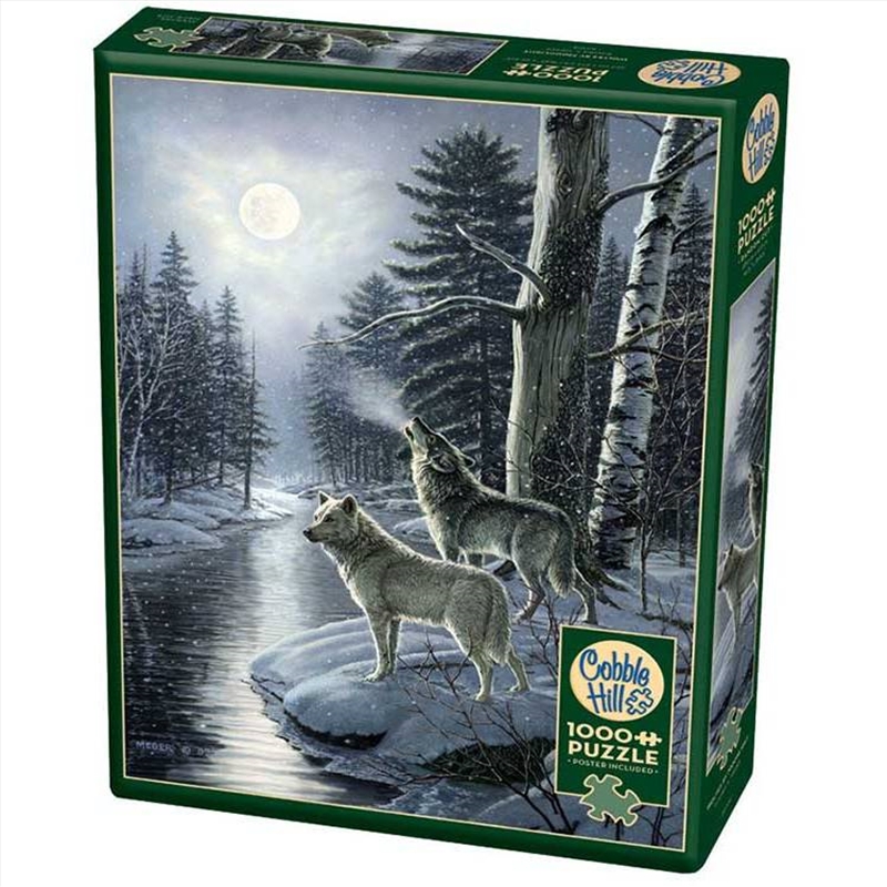 Wolves By Moonlight 1000Pc/Product Detail/Jigsaw Puzzles