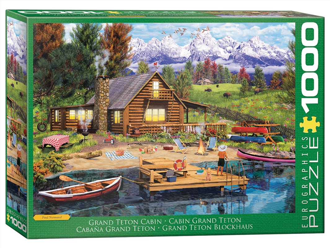 Grand Teton Cabin 1000Pc/Product Detail/Jigsaw Puzzles