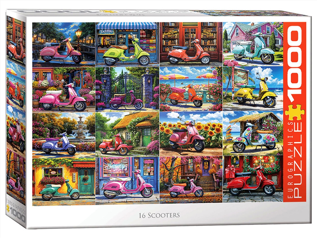 16 Scooters 1000Pc/Product Detail/Jigsaw Puzzles