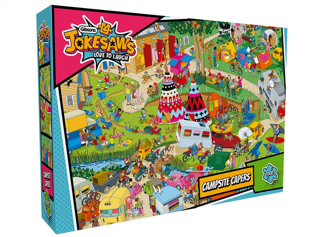 Jokesaws Campsite Capers 1000P/Product Detail/Jigsaw Puzzles