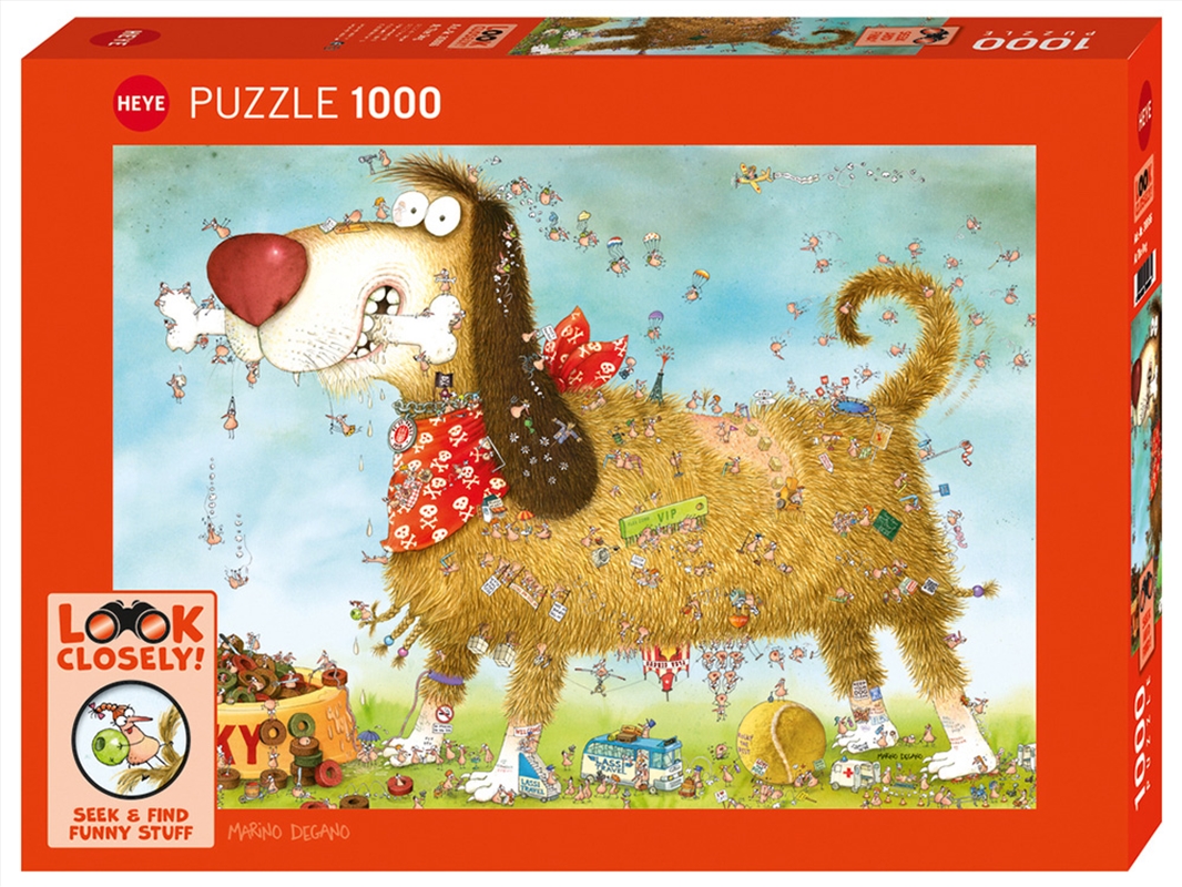 Look Closely,At The Dog 1000Pc/Product Detail/Jigsaw Puzzles