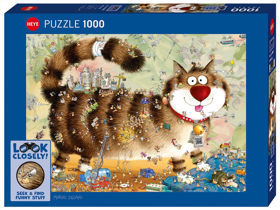 Look Closely,At The Cat 1000Pc/Product Detail/Jigsaw Puzzles