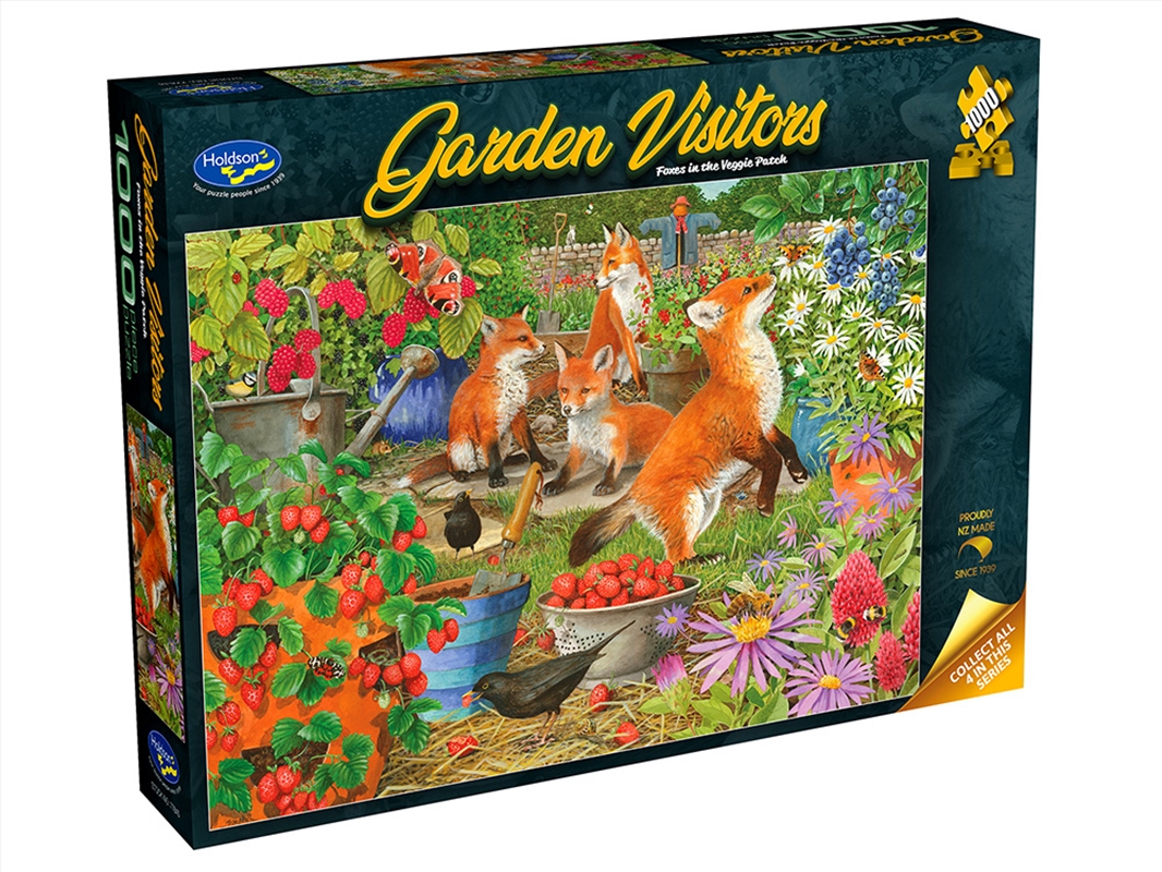 Garden Visitors Foxes 1000Pc/Product Detail/Jigsaw Puzzles